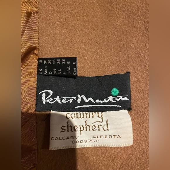 VINTAGE Peter Martin wool cashmere blend coat - Picture 4 of 7